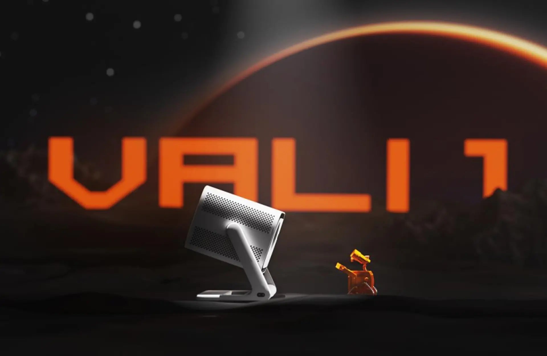 Unlocking-The-Future-Of-Home-Entertainment-Vali-1-Gimbal-Projector-Meets-Wall-E-s-Adventure Wanbo